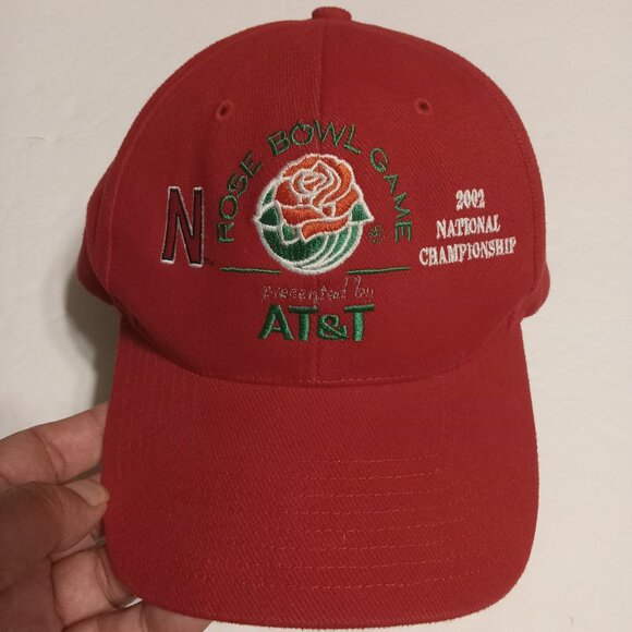 NOS Nebraska Cornhuskers 2002 Rose Bowl Championship Game Hat/Cap OSFA - Picture 1 of 7
